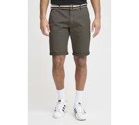 Shorts BLEND "BHBruno", Herren, Gr. XXL, US-Größen, granite, Web, 97% Baumwolle, 3% Elasthan, unifarben, regular fit kurz, Hosen Shorts, Chino Shorts mit Gürtel (53742550-XXL) granite