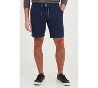 Shorts BLEND "BHLenno", Herren, Gr. M, US-Größen, navy, Web, 55% Baumwolle, 45% Leinen, unifarben, regular fit kurz, Hosen Shorts, Leinen-Shorts mit Kordeln (69442201-M) navy
