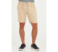 Shorts BLEND "BHLenno", Herren, Gr. XXL, US-Größen, chalk stone, Web, 55% Baumwolle, 45% Leinen, unifarben, regular fit kurz, Hosen Shorts, Leinen-Shorts mit Kordeln (85869019-XXL) chalk stone