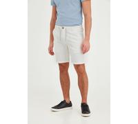 Shorts BLEND "BHLenno", Herren, Gr. XXL, US-Größen, weiß (sanftes weiß), Web, 55% Baumwolle, 45% Leinen, unifarben, regular fit kurz, Hosen Shorts, Leinen-Shorts mit Kordeln (92785539-XXL) sanftes wei