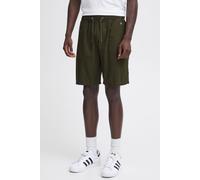 Shorts BLEND "BHShorts", Herren, Gr. M, US-Größen, forest night, 55% Leinen, 45% Baumwolle, unifarben, relaxed fit kniefrei, Hosen Shorts, Casual Shorts aus Leinenmix (57915446-M) forest night