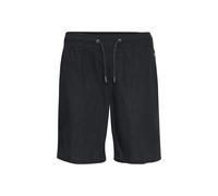 Blend BHShorts Herren Shorts aus Leinenmix Kurze Hose mit Kordelzug Eingrifftaschen Relaxed fit, Größe:L, Farbe:Black (194007)