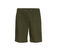 Shorts BLEND "BHShorts", Herren, Gr. XL, US-Größen, forest night, 55% Leinen, 45% Baumwolle, unifarben, relaxed fit kniefrei, Hosen Shorts, Casual Shorts aus Leinenmix (57915446-XL) forest night