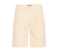 Shorts BLEND "BHBilly", Herren, Gr. M, US-Größen, beige (bleached sand), 55% Leinen, 45% Viskose, unifarben, Basic, comfort fit normal, Hosen Shorts, Casual Shorts aus Leinenmix (93854808-M) bleached 