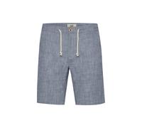 Blend BHBones Herren Shorts Kurze Hose Bermuda mit Leinen-Optik Eingrifftaschen 100% Baumwolle Regular fit, Größe:L, Farbe:Navy (70230)