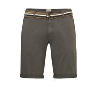 Blend BHBruno Herren Chino Shorts Bermuda Kurze Hose mit Gürtel Stretch Eingrifftaschen Baumwollmischung Regular fit, Größe:L, Farbe:Granite (70147)