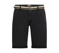 Blend BHBruno Herren Chino Shorts Bermuda Kurze Hose mit Gürtel Stretch Eingrifftaschen Baumwollmischung Regular fit, Größe:L, Farbe:Black (70155)