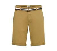 Shorts BLEND "BHBruno", Herren, Gr. XL, US-Größen, sand braun, Web, 97% Baumwolle, 3% Elasthan, unifarben, regular fit kurz, Hosen, Chino Shorts mit Gürtel (13331468-XL) sand braun