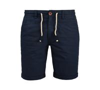 Shorts BLEND "BHLias", Herren, Gr. L, US-Größen, blau (navy), 55% Leinen, 45% Baumwolle, unifarben, regular fit kurz, Hosen, Chino Shorts aus Leinenmix (55238855-L) navy