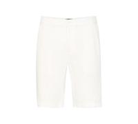 Shorts BLEND "Shorts BHShorts", Herren, Gr. L, N-Gr, weiß (snow weiß), Obermaterial: 55% Leinen LI. 45% Viskose CV., Hosen Shorts (41021818-L) snow weiß