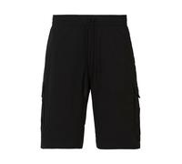 Shorts BOSS GREEN "S Urbanex-Cargo", Herren, Gr. 56, N-Gr, schwarz (schwarz001), Web, Obermaterial: 100% Elastomultiester, unifarben, regular fit, Hosen Shorts, mit Cargotaschen Cargohose Stretchhose 