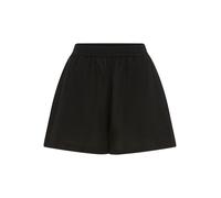 Shorts BOSS ORANGE "Tallan Premium Damenmode", Damen, Gr. 36, N-Gr, schwarz 001, Leinenmischung, Obermaterial: 53% Leinen, 47% Viskose, unifarben, kurz, Hosen Shorts, aus einem Leinen-Mix (92422336-36