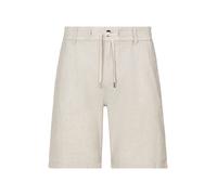 Shorts BOSS ORANGE "Tapered DS", Herren, Gr. 30, N-Gr, beige (light beige271), Web, Obermaterial: 64% Leinen, 36% Polyester, unifarben, regular fit, Hosen Shorts, mit Kordelzug (65229527-30)
