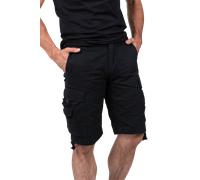 leichte Brandit Herren Shorts Reißverschluss Taschen mit Baumwolle Schwarz XL