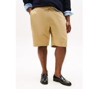 Shorts "BT-BROOKLYN PO PAPERT SHORTS-B", Herren, Gr. 44, N-Gr, braun (camel), Web, Obermaterial: 98% Baumwolle, 2% Elasthan, TOMMY HILFIGER BIG & TALL, unifarben, regular fit kurz, Hosen Shorts, Große