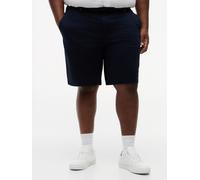 Shorts "BT-DNTN 9.5 ESS TWILL W/ BELT-B", Herren, Gr. 44, N-Gr, blau (desert sky), Web, Obermaterial: 97% Baumwolle, 3% Elasthan, TOMMY HILFIGER BIG & TALL, normal knieumspielend, Hosen Shorts, Große