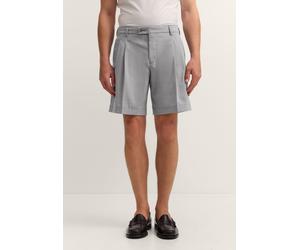 Shorts BUGATTI "Loose Fit", Herren, Gr. 50, Normalgrößen, 250, grau, 40% Wolle, 30% Baumwolle, 28% Polyester, 2% Elasthan, loose fit, Hosen Shorts, aus Woll-Baumwoll-Mix mit Struktur (64750105-50) 250