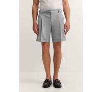 Shorts BUGATTI "Loose Fit", Herren, Gr. 58, Normalgrößen, 250, grau, 40% Wolle, 30% Baumwolle, 28% Polyester, 2% Elasthan, loose fit, Hosen Shorts, aus Woll-Baumwoll-Mix mit Struktur (64750105-58) 250