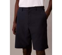 Shorts CALVIN KLEIN "CLASSIC TECH SHORT 9 in", Herren, Gr. 32, N-Gr, blau (schwarz sapphire), Web, Obermaterial: 100% Polyester, unifarben, regular fit kurz, Hosen Shorts, Mit Gürtelschlaufen (3600693