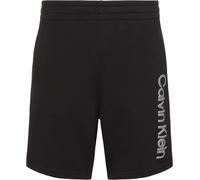 Shorts CALVIN KLEIN "EU 350TERRY GRAPHIC SHORT", Herren, Gr. 3XL, N-Gr, schwarz, Sweatware, Obermaterial: 92% Baumwolle, 8% Polyester, unifarben, regular fit kurz, Hosen Shorts, Regular fit mit Marken