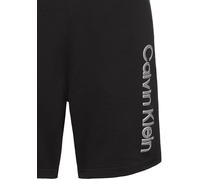 Shorts CALVIN KLEIN "EU 350TERRY GRAPHIC SHORT", Herren, Gr. XXL, N-Gr, schwarz, Sweatware, Obermaterial: 92% Baumwolle, 8% Polyester, unifarben, regular fit kurz, Hosen Shorts, Regular fit mit Marken