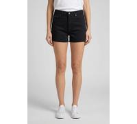 Calvin Klein Damen Jeans Shorts Mom Fit, Schwarz (Denim Black), 26W