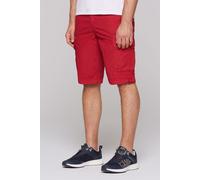 Shorts CAMP DAVID, Herren, Gr. 3XL, Normalgrößen, nautical rot, Web, Material: 100% Baumwolle, bestickt, regular fit knielang, Hosen Shorts, aus Baumwolle (60910318-XXXL) nautical rot
