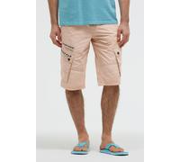Shorts CAMP DAVID, Herren, Gr. M, Normalgrößen, beige, Rippware, Material: 100% Baumwolle, unifarben, regular fit knielang, Hosen Shorts, aus Baumwolle (50526241-M) beige