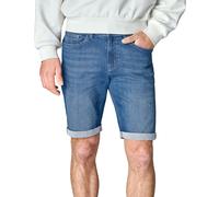 Shorts CASAMODA "CASAMODA Jeans shorts STEVE uni", Herren, Gr. 44, Normalgrößen, blau, 93% Baumwolle, 5% Polyester, 2% Elasthan, Hosen Shorts (51131707-44) blau