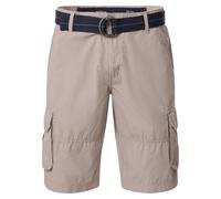 Shorts CASAMODA "CASAMODA Shorts uni", Herren, Gr. 32, Normalgrößen, beige, 100% Baumwolle, Hosen Shorts (85435909-32) beige