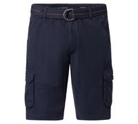 Shorts CASAMODA "CASAMODA Shorts uni", Herren, Gr. 36, Normalgrößen, blau (dunkelblau), 100% Baumwolle, Hosen Shorts (22391124-36) dunkelblau
