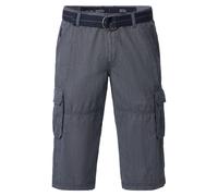 Shorts CASAMODA "CASAMODA Shorts uni", Herren, Gr. 32, Normalgrößen, blau (graues mittelblau), 100% Baumwolle, Hosen Shorts (40644965-32) graues mittelblau