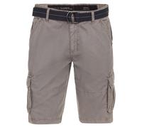 Shorts CASAMODA "CASAMODA Shorts uni", Herren, Gr. 32, Normalgrößen, grau (hellgrau), 100% Baumwolle, Hosen Shorts (94457443-32) hellgrau