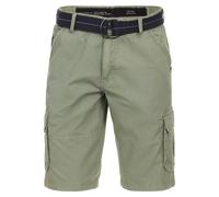 Shorts CASAMODA "CASAMODA Shorts uni", Herren, Gr. 32, Normalgrößen, grün, 100% Baumwolle, Hosen Shorts (82076345-32) grün
