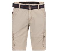 Shorts CASAMODA "CASAMODA Shorts uni", Herren, Gr. 33, Normalgrößen, beige, 100% Baumwolle, Hosen Shorts (67529922-33) beige