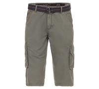 Shorts CASAMODA "CASAMODA Shorts uni", Herren, Gr. 36, Normalgrößen, grün (olive), 100% Baumwolle, Hosen Shorts (20120101-36) olive