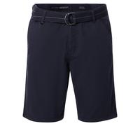 Shorts CASAMODA "CASAMODA Shorts uni", Herren, Gr. 40, Normalgrößen, blau (dunkelblau), 100% Baumwolle, Hosen Shorts (79240720-40) dunkelblau