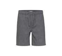 Shorts CASUAL FRIDAY "Shorts CFPhelix", Herren, Gr. S, N-Gr, blau (schwarz navy melange), Obermaterial: 35% Polyester Pol. recyc.. 22% Baumwolle CO. 22% Leinen LI. 19% Viskose CV. 2% Elasthan EL., Hos