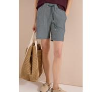 Shorts CECIL, Damen, Gr. S (38), palm breeze grün, Stoff, 73% Polyester, 24% Viskose, 3% Elasthan, unifarben, loose fit kurz, Hosen Shorts, High Waist (66747433-S) palm breeze grün