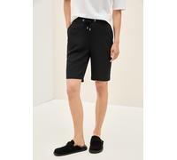 Shorts CECIL, Damen, Gr. XS (36), schwarz, Stoff, 70% Viskose, 30% Polyester, unifarben, loose fit kurz, Hosen Shorts, High Waist (39157826-XS) schwarz