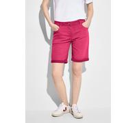 Shorts CECIL "Style Scarlett", Damen, Gr. 30, N-Gr, pink (pink sorbet), Denim/Jeans, Obermaterial: 97% Baumwolle, 3% Elasthan, unifarben, normal kniefrei, Hosen Shorts, Sommerhose mit Eingrifftaschen