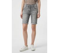 Shorts CECIL "Style Toronto", Damen, Gr. 32, N-Gr, grau (mid grau used wash), Denim/Jeans, Obermaterial: 78% Baumwolle, 20% Polyester, 2% Elasthan. Futter: 52% Polyester, 48% Baumwolle, unifarben, str