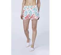 Shorts CHIEMSEE, Damen, Gr. XS (34), Normalgrößen, rot, light blau, 80% Baumwolle, 20% Polyester, Hosen Shorts (96120341-XS)