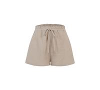 Shorts CLOUD 5IVE "CLOUD 5IVE Short", Damen, Gr. S, US-Größen, beige, 100% Baumwolle, unifarben, relaxed fit, Hosen Shorts (35041926-S) beige