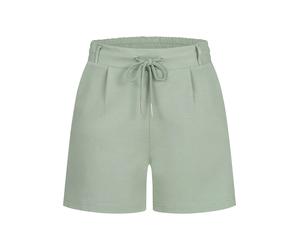 Shorts CLOUD 5IVE "CLOUD 5IVE Shorts mit Tunnelzug und 2-Pockets", Damen, Gr. S, US-Größen, grün, 90% Lyocell, 10% Polyester, unifarben, normal, Hosen Shorts (49552356-S) grün