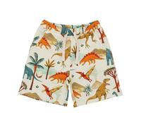 Shorts Creme Dinosaurier Allover Bio-Baumwolle GOTS - Walkiddy 116
