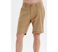 Shorts CRUZ "Reagan", Herren, Gr. S, US-Größen, beige, 55% Leinen, 45% Baumwolle, unifarben, kurz, Hosen Shorts, in atmungsaktiver Qualität (99745056-S) beige