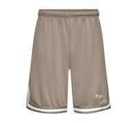 Shorts DROPSIZE "Dropsize Herren Dropsize Logo Mesh Shorts", Herren, Gr. M, US-Größen, simplytaupe, 100% Polyester, loose fit, Hosen Shorts (61077764-M) simplytaupe