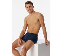 Schiesser Herren Unterwäsche Für Männer Weich Und Bequem Ohne Gummibund Bio Baumwolle - Cotton Casual Boxershorts, Dunkelblau_180505,L