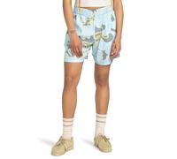 Shorts ELEMENT "Chillin 13.4", Damen, Gr. S, blau (pop gelbblau), Obermaterial: 100% Baumwolle., Hosen Shorts (36781523-S) pop gelbblau
